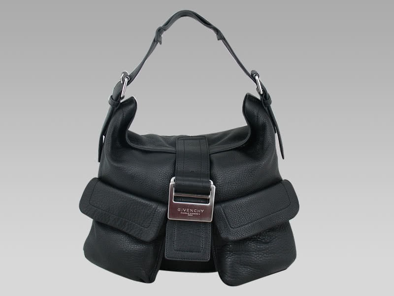 Givenchy Clarabelle Flap Over Hobo Bag Black 1