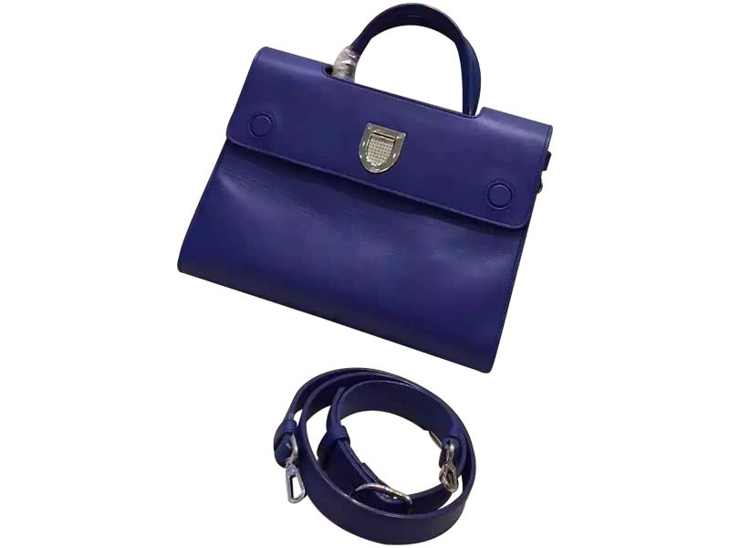 Dior Diorever Bag Noisette Prestige Calfskin Blue 1