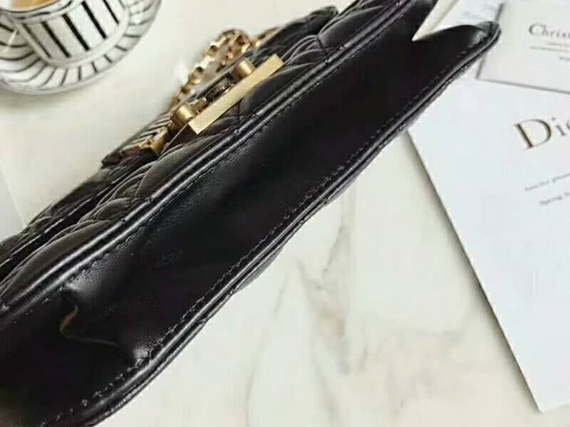 Dior Dioraddict Lambskin Bag Black d5818 7