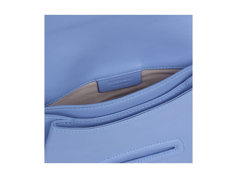 Givenchy Antigona Envelope Clutch Grained Leather Blue 5