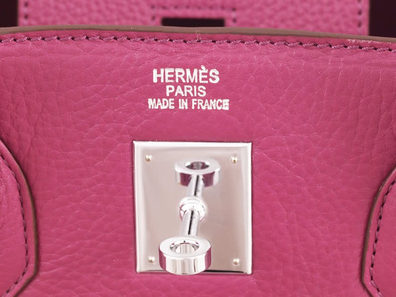 Hermes Birkin 30cm Togo Leather Pink 6