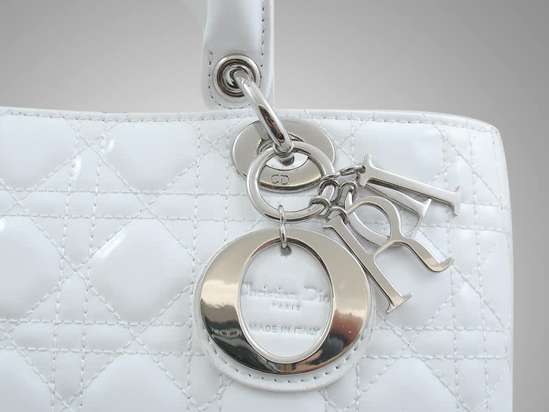 Dior Cannage Bag White 7