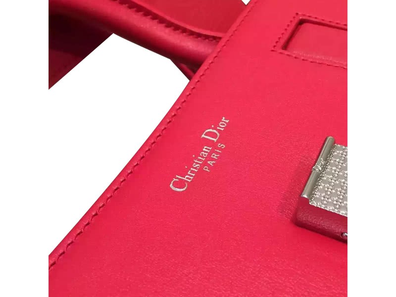 Dior Diorever Bag Noisette Prestige Calfskin Red 5