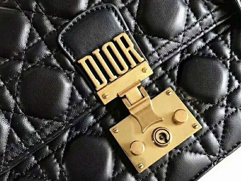 Dior Dioraddict Lambskin Bag Black d5818 4