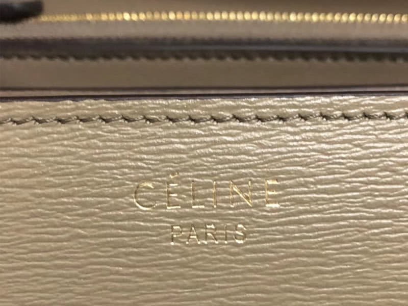 Celine Medium Classic Bag In Box Calfskin Khaki 7
