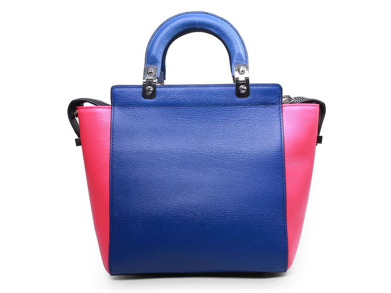 Givenchy Leather Hdg Convertible Tote Blue Pink 3