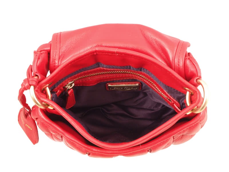 Miu Miu Small Coffer Bag Red 9