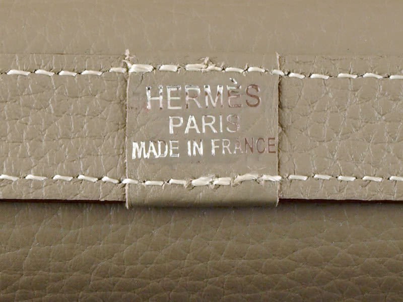 Hermes Constance 23 Single Shoulder Bag Togo Leather Grey 7
