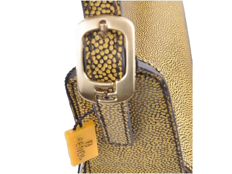 Fendi Chameleon Shoulder Bag Yellow 7