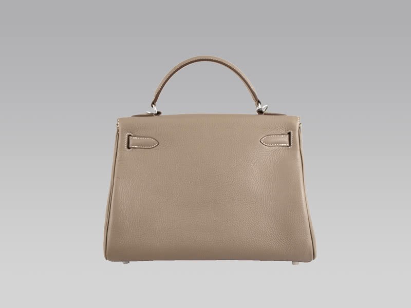 Hermes Kelly 32cm Togo Leather Clemence Gris Clair 4