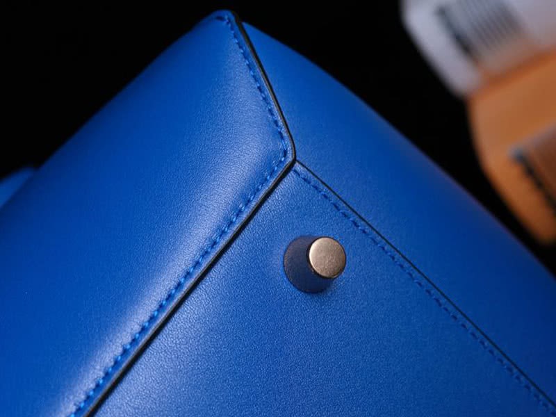 Celine Mini Belt Bag Smooth Calfskin Blue 5