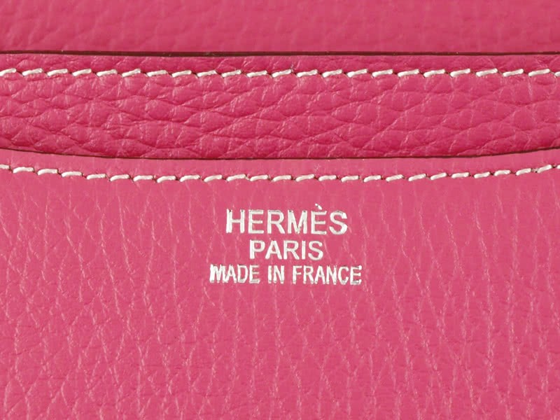 Hermes Constance 23 Single Shoulder Bag Togo Leather Pink 8