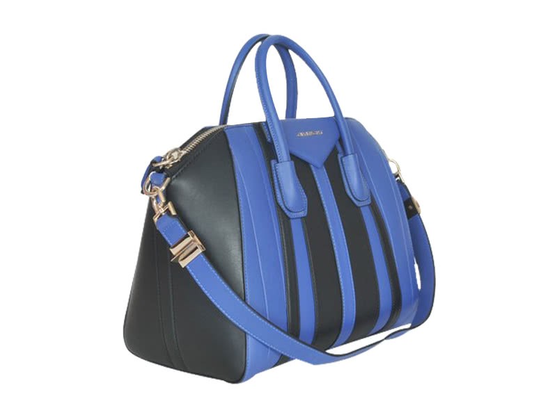 Givenchy Large Antigona Bag Bi-Color Blue Black 2