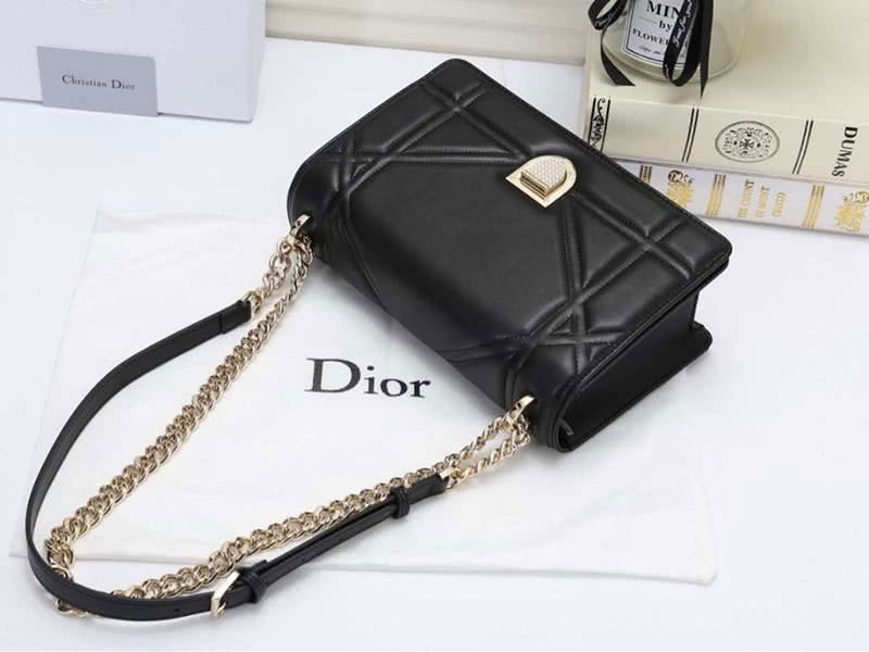 Dior Diorama Lambskin Bag Black d0528 6