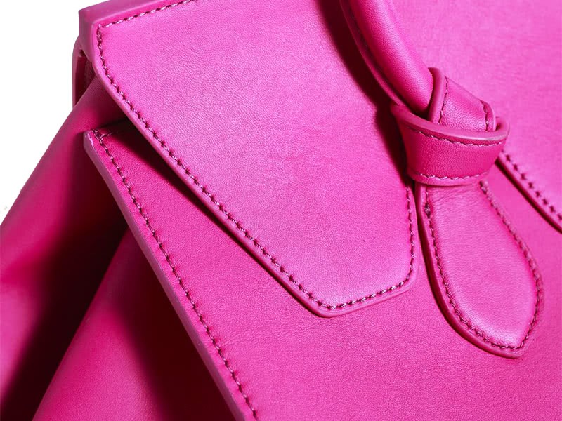Celine Tie Bag Original Leather Hot Pink 7