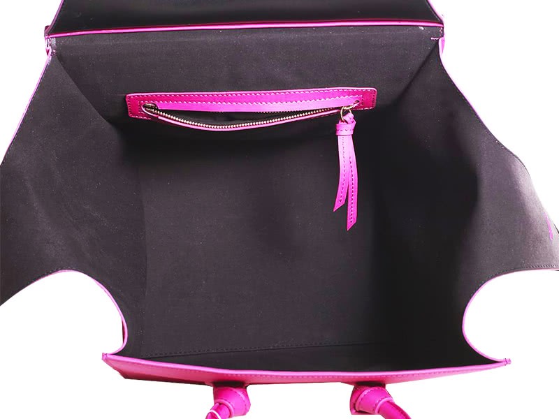 Celine Tie Bag Original Leather Hot Pink 12