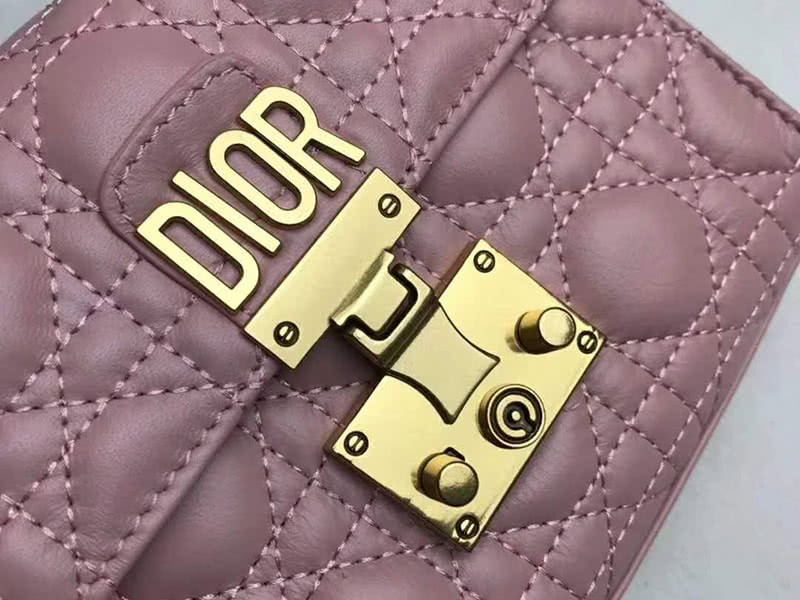 Dior Dioraddict Mini Lambskin Bag Pink 7
