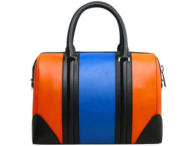 Givenchy Lucrezia Duffel Orange With Blue 3
