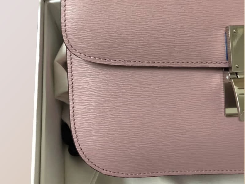 Celine Medium Classic Bag In Box Calfskin Pink 8