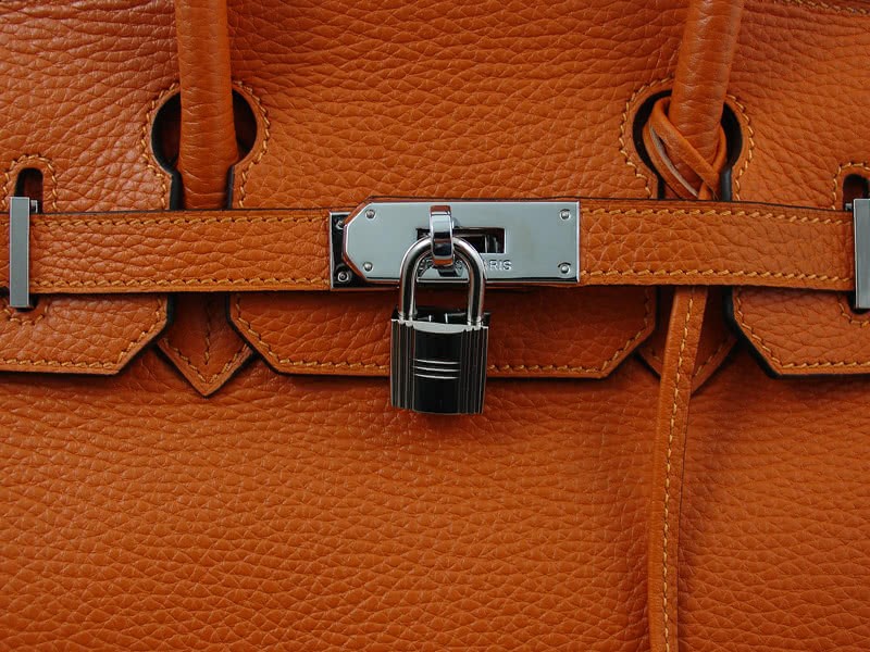 Hermes Birkin 30 Togo Leather Orange 6