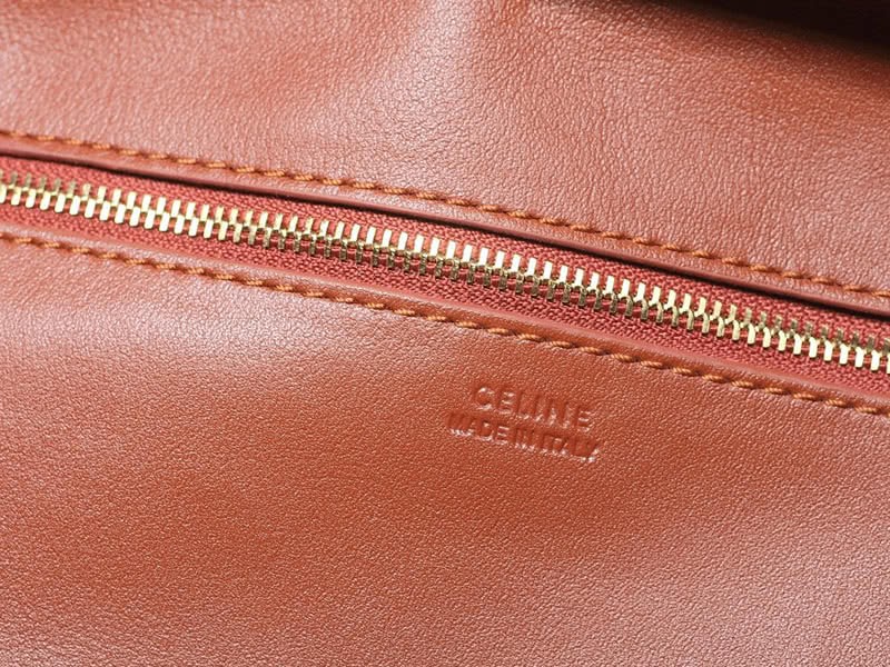 Celine Tie Nano Top Handle Bag Leather Tan 10