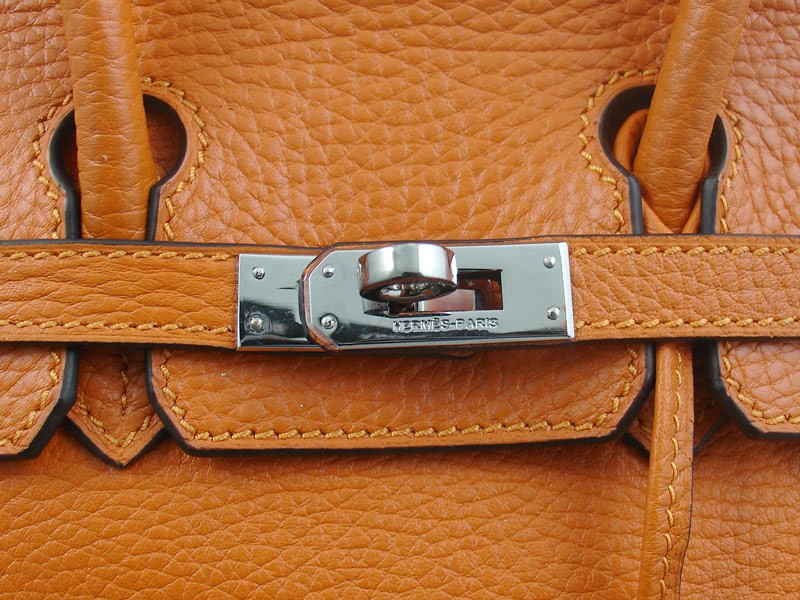 Hermes Birkin 25 Togo Leather Orange 9