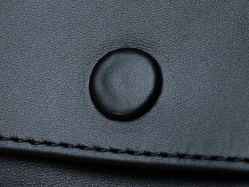 Celine Tie Nano Top Handle Bag Leather Black 2 12