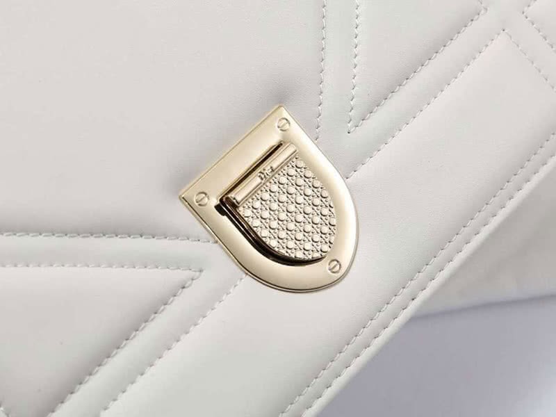 Dior Diorama Lambskin Bag White d05283 8