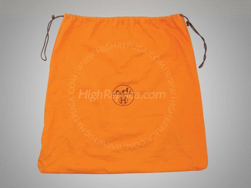 Hermes Birkin 35 Cm Toile And Togo Leather Orange 14