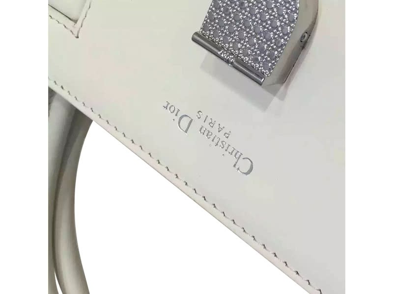 Dior Diorever Bag Noisette Prestige Calfskin White 9