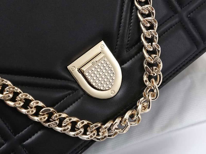 Dior Diorama Lambskin Bag Black d0528 7