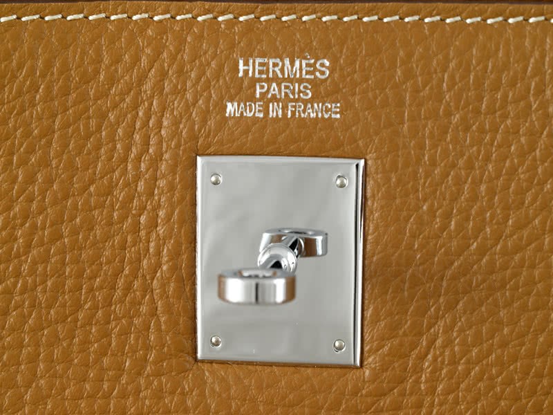 Hermes Kelly 32cm Togo Leather Clemence Camel 10