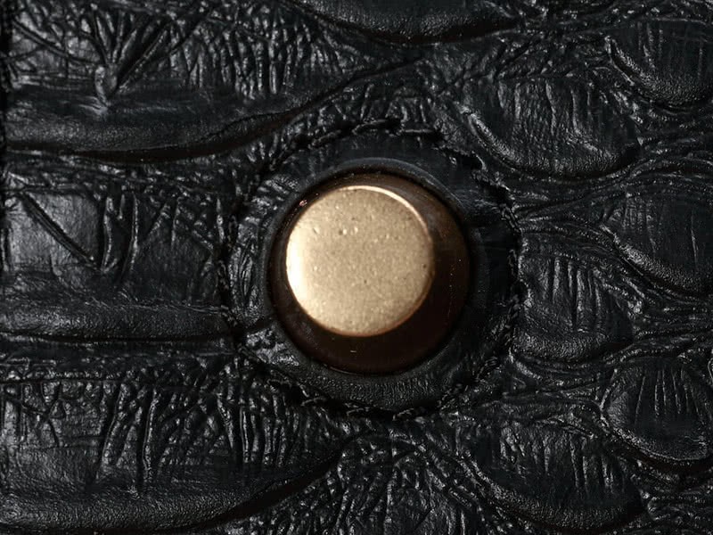 Celine Tie Nano Top Handle Bag Leather Black Python 11