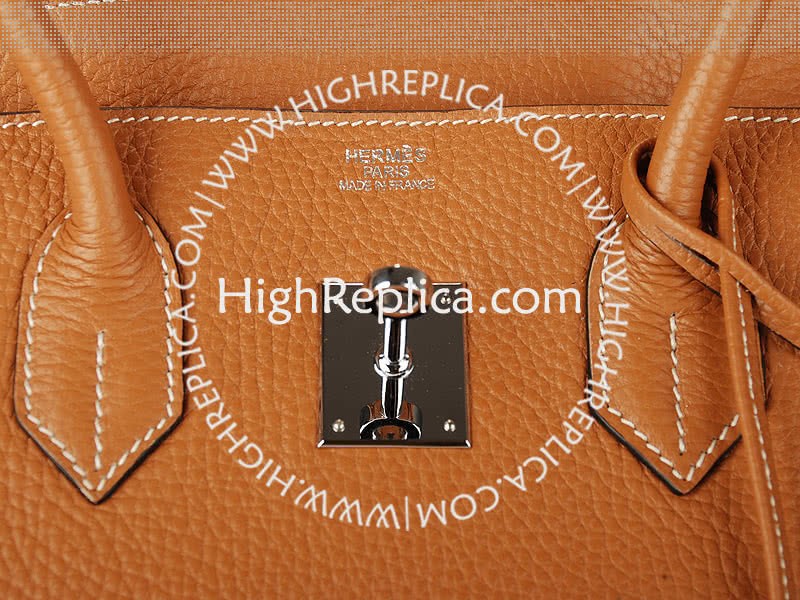 Hermes Birkin 35cm Togo Leather Brown Gold 10