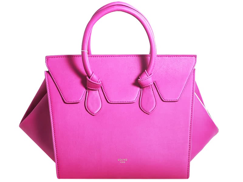 Celine Tie Bag Original Leather Hot Pink 4