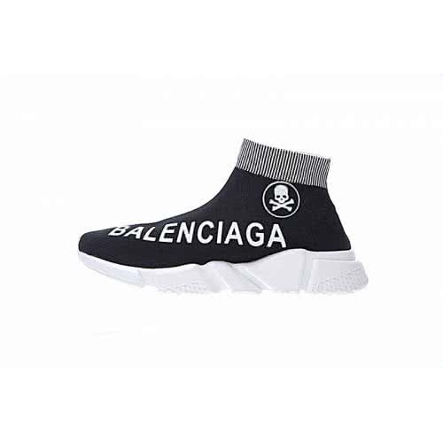 Mens Balenciaga Speed Trainers Black White Stripe Sneakers Sale 1