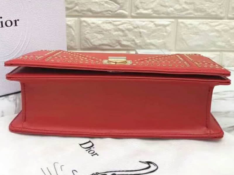 Dior Diorama Calfskin Bag Red d0422-13 8