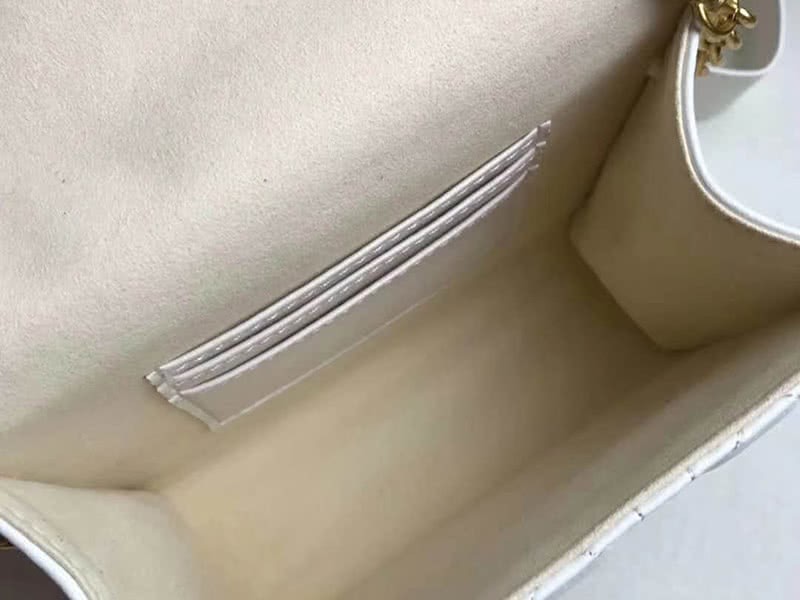 Dior Dioraddict Mini Lambskin Bag White 7