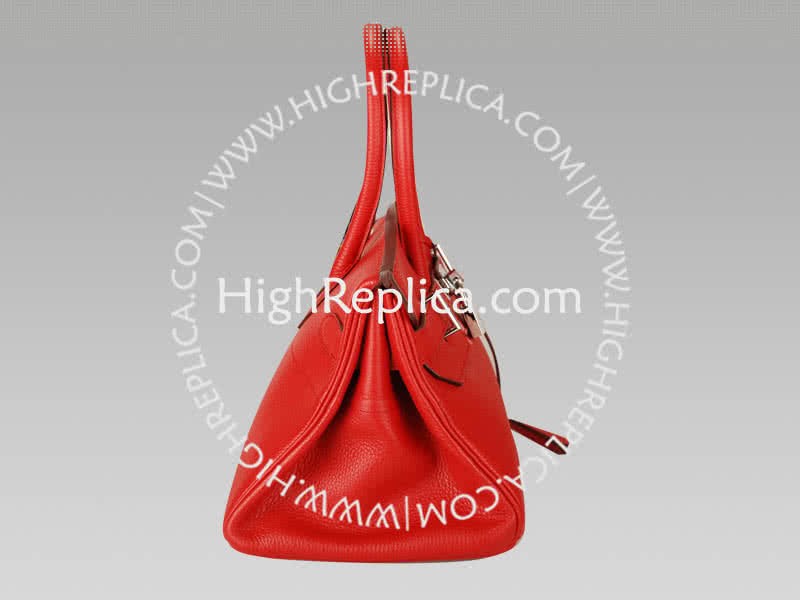 Hermes Birkin Jpg 42cm Togo Leather Red 3