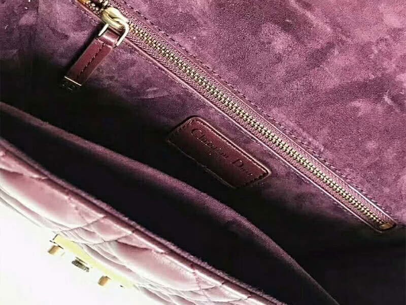 Dior Dioraddict Lambskin Bag Burgundy d58181 9