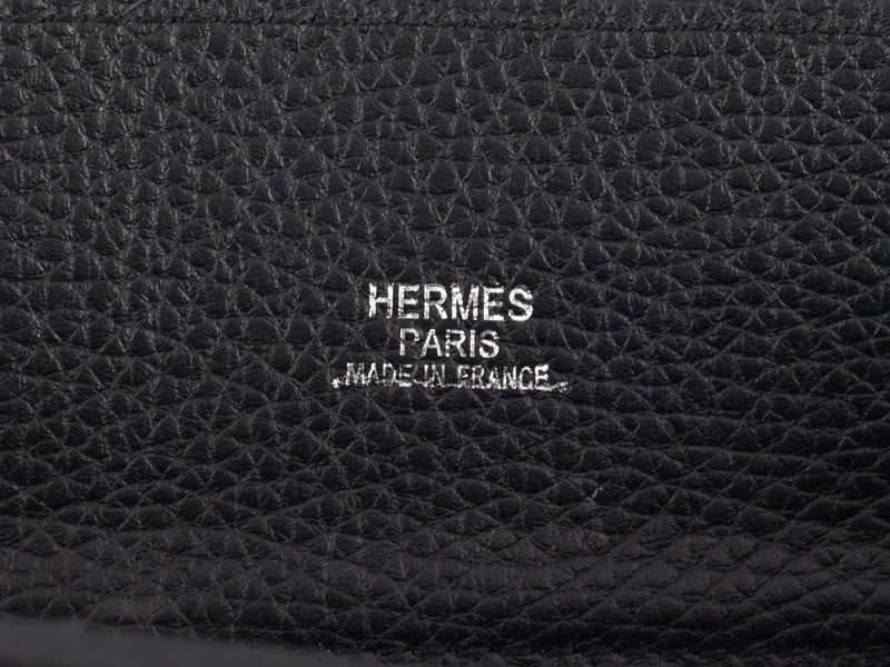 Hermes So Kelly 22cm Clemence Black 9