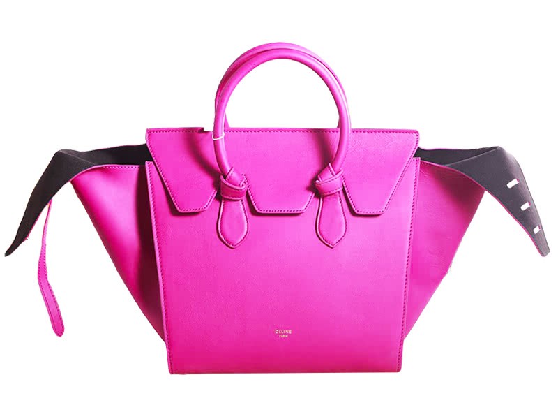 Celine Tie Bag Original Leather Hot Pink 1