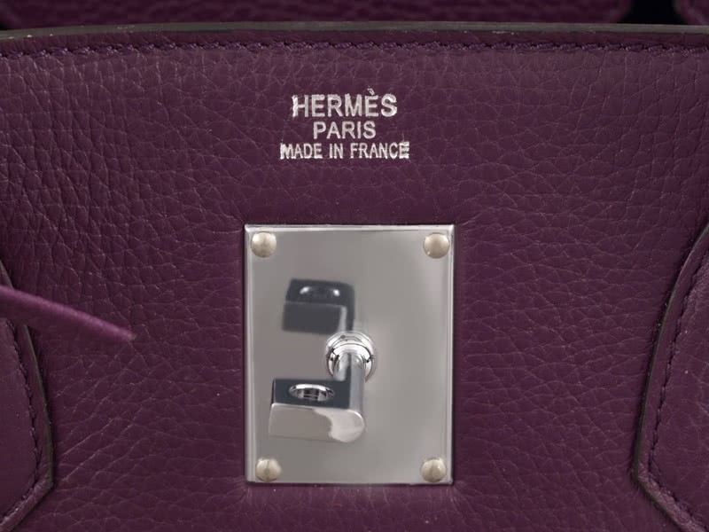 Hermes Birkin Jpg 42cm Togo Leather Raisin 9
