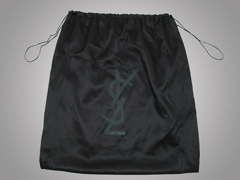 Ysl Medium Monogramme Satchel Black Grain Poudre Textured Matelasse Leather 10