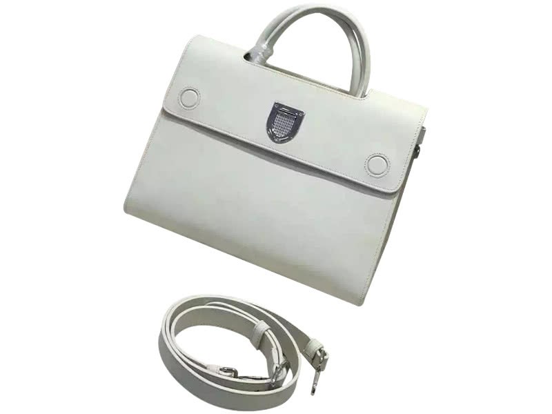 Dior Diorever Bag Noisette Prestige Calfskin White 1