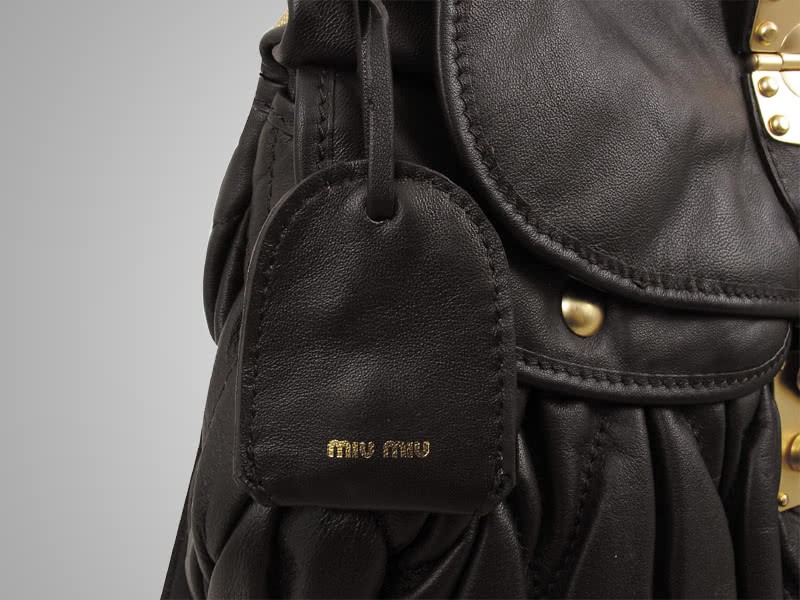 Miu Miu Coffer Bag Dark Chocolate 5