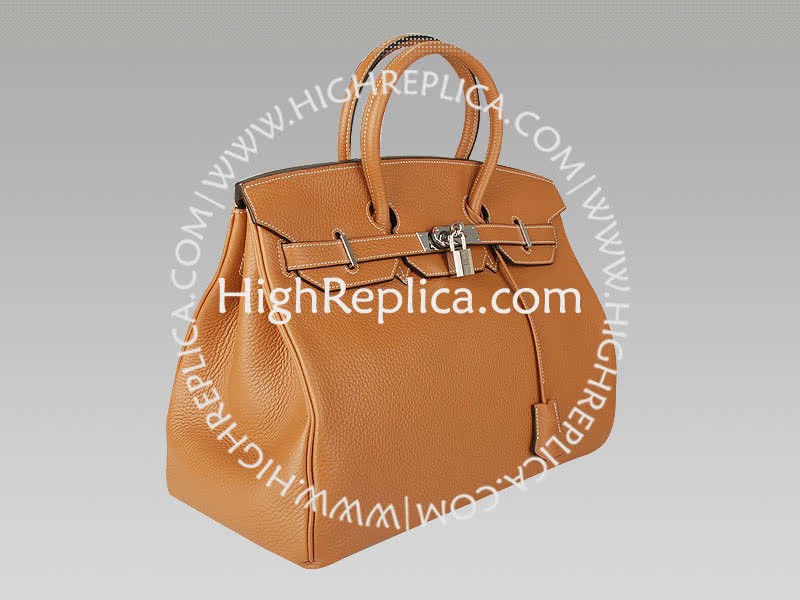 Hermes Birkin 35cm Togo Leather Brown Gold 2