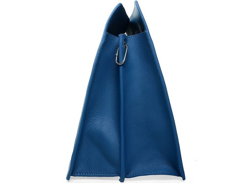Celine Calf Leather Shoulder Bag Blue 3