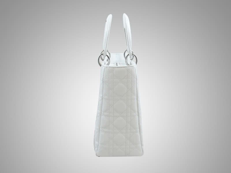 Dior Cannage Bag White 3