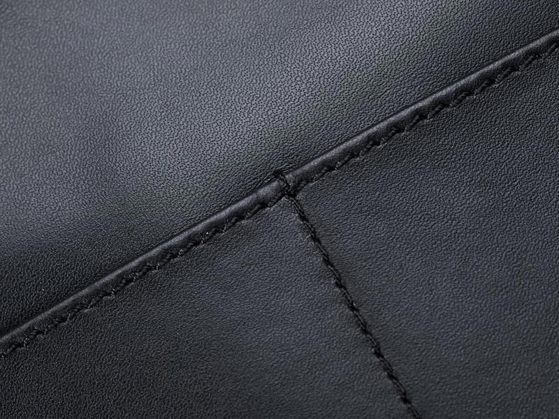 Celine Tie Nano Top Handle Bag Leather Black Python 20
